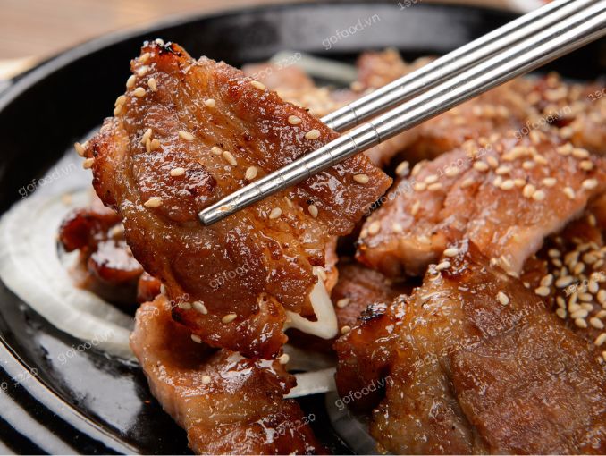 Ba Chỉ Bò Canada Nướng Sốt BBQ