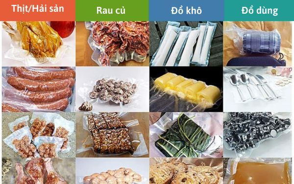 Bảo quản hải sản chế biến sẵn (chả, khô) để giữ chất lượng.